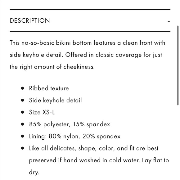 Lspace Lay it on the Line Rachel Bikini Bottom - Picture 9 of 9